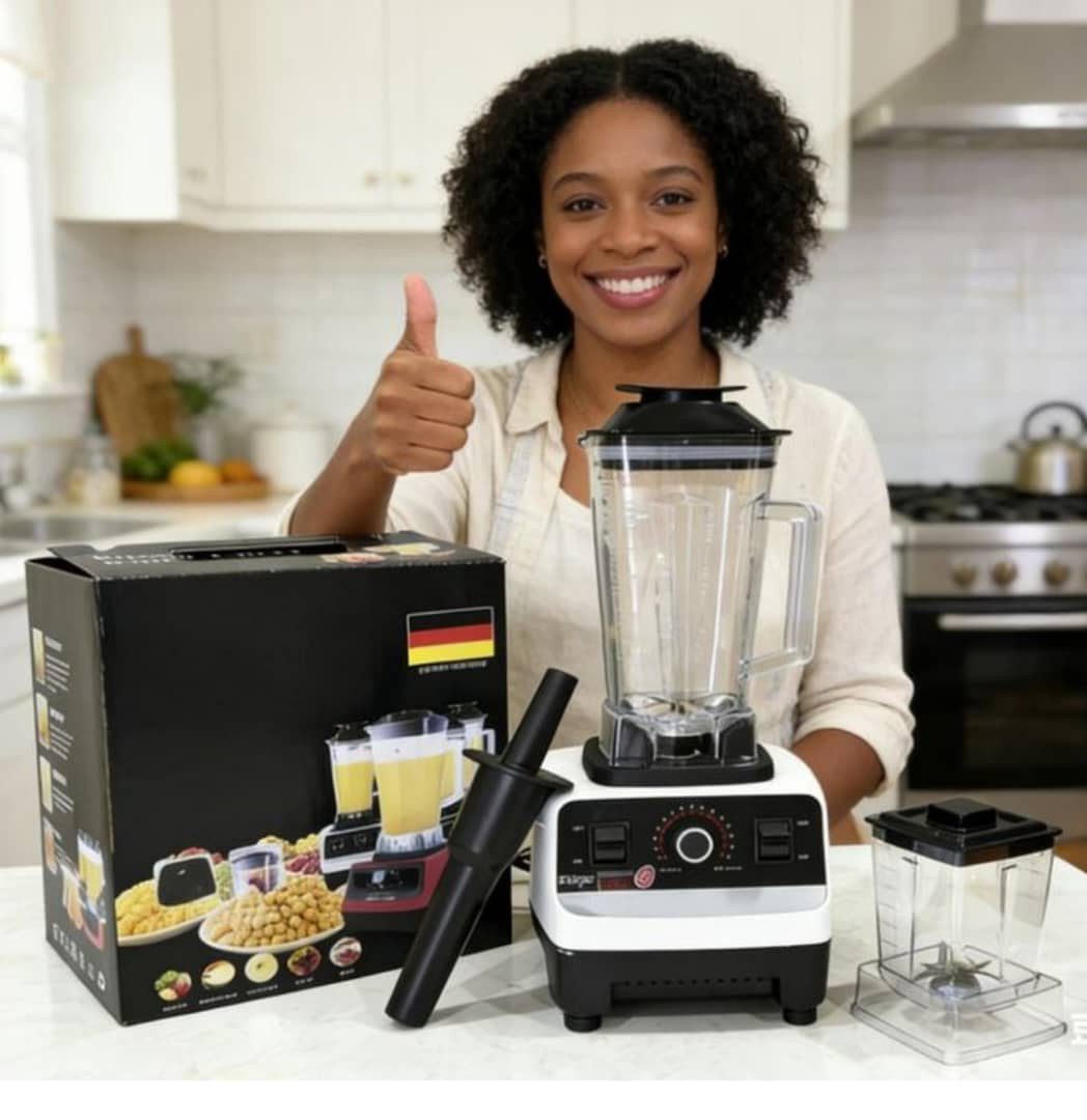 UMI 5500W Commercial Blender SC-1589 - German Technology Heavy Duty Blender with Extra Mill Jar