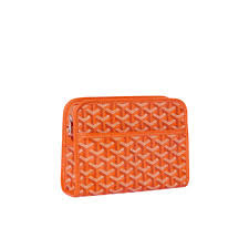 Designer Goyardine Chevron Pattern Men's & Women's Travel Toiletry Wash Bag / Handheld Clutch Pouch (Multiple Colors Available)