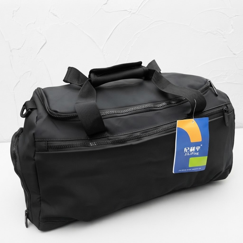 JILIPING Waterproof Multipurpose Travel Duffel Bag with Front Zipper Pocket & Official Brand Hangtag