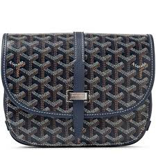 Designer Goyardine Chevron Pattern Messenger Shoulder Sling Bag with Flap Closure & Strap (Available in Multicolors)
